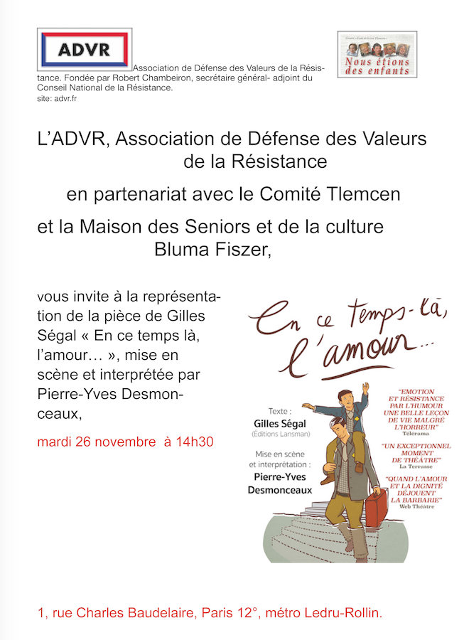 Novembre 2019 Association De Defense Des Valeurs De La Resistance Novembre 2019 Association De Defense Des Valeurs De La Resistance