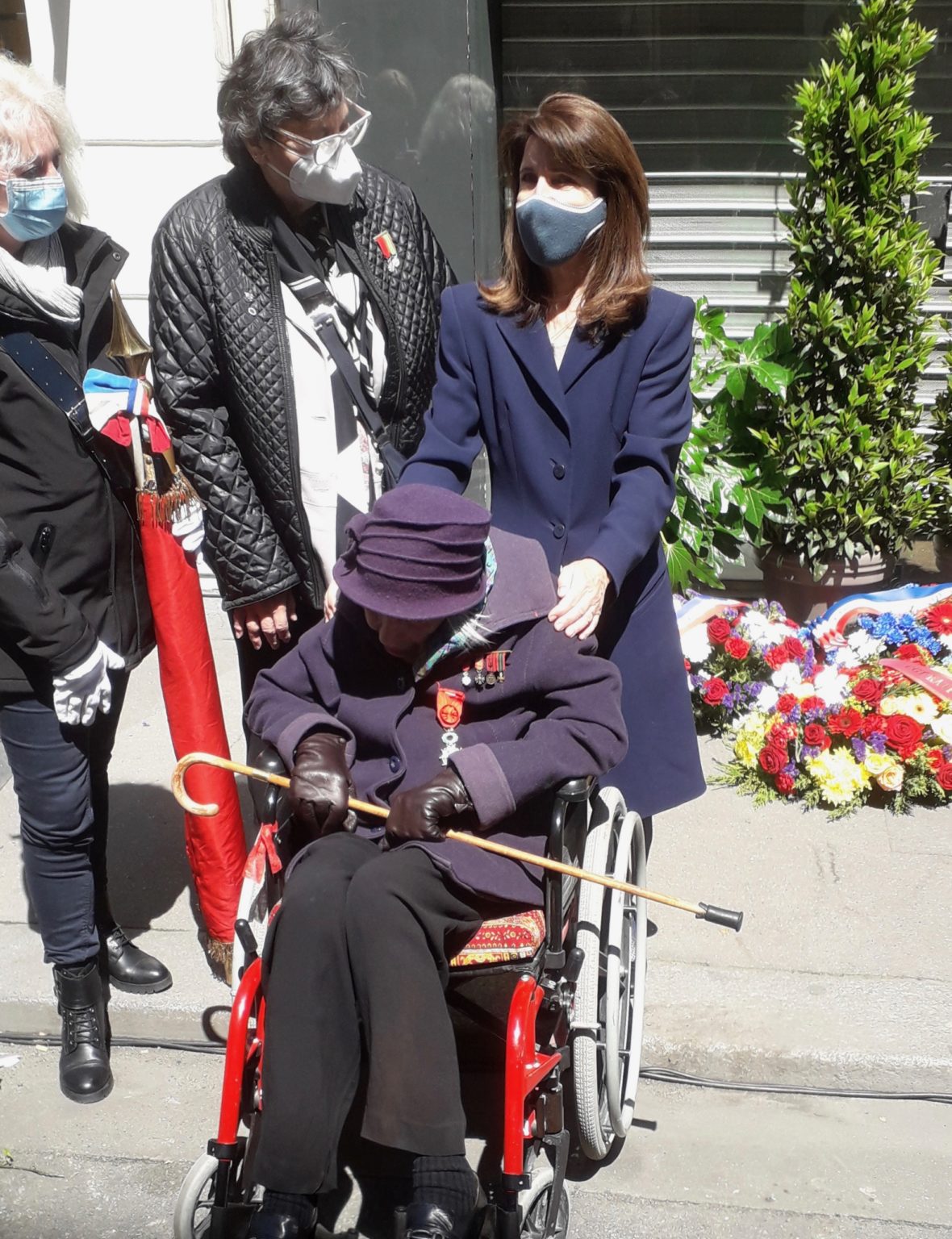 Décès de Pierrette Rossi, résistante ( mouvement Combat), déportée à Ravensbruck. Association